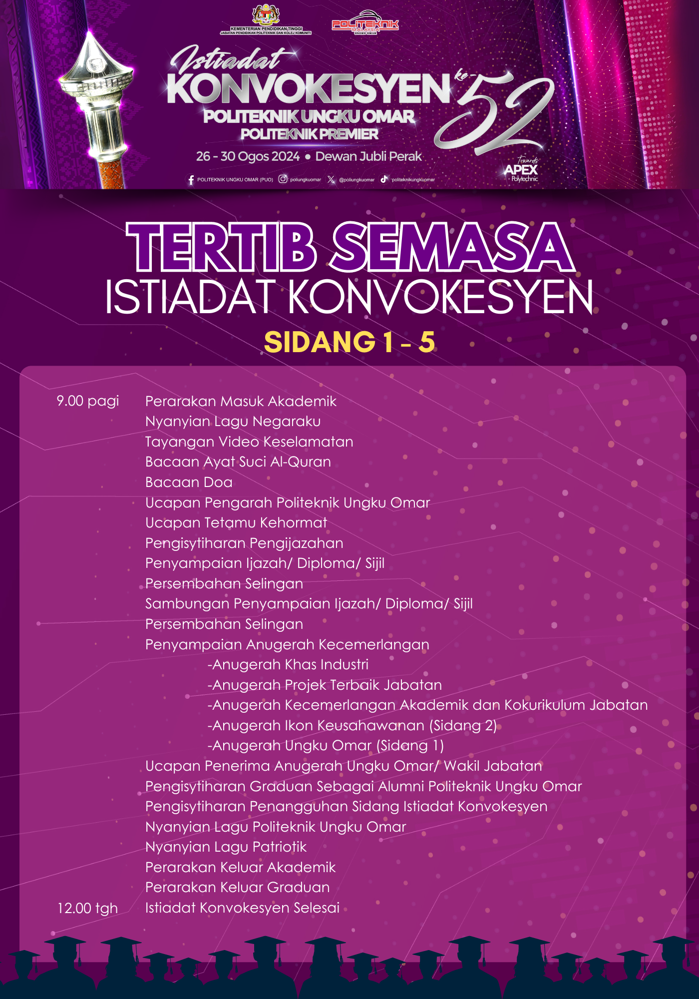 TERTIB SEMASA ISTIADAT